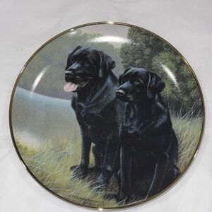 Sporting Companions Franklin Mint heirloom Plate by Nigel hemming limited ed